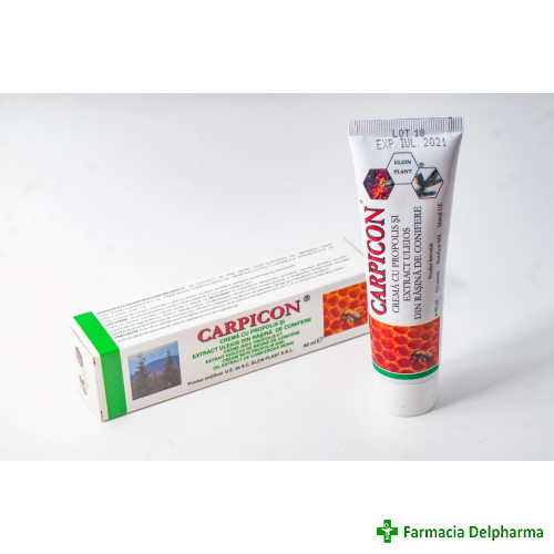 Carpicon cu Propolis si Rasina crema x 50 ml, Elzin Plant